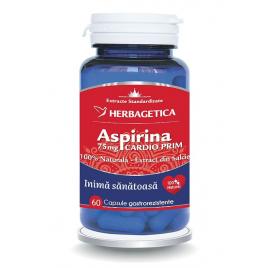 Aspirina naturala cardio prim 75mg 60cps