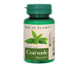 Ceai verde 60cpr dacia plant