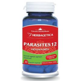 Parasites 12 detox forte 30cps herbagetica