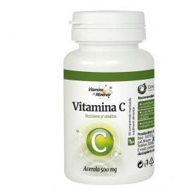 Vitamina c cu acerola 500mg 60cpr dacia plant