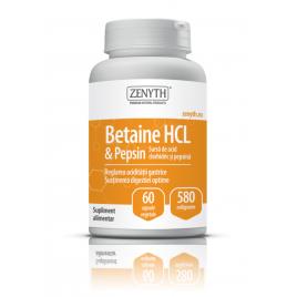 Betaine hcl&pepsin 580mg 60cps