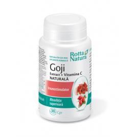 Goji extract + vitamina c naturala 30cpr rotta natura