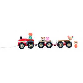 Tractor cu remorca si figurine egmont toys