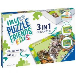 Organizator verde 3 in 1 pentru puzzle ravensburger