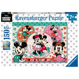 Puzzle mickey si minnie 150 piese ravensburger