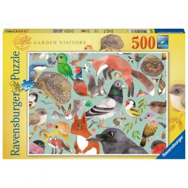 Puzzle vizitatorii gradinei 500 piese ravensburger