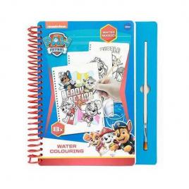 Carte de colorat cu apa paw patrol toi-toys