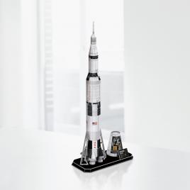 Puzzle 3d nasa apollo saturn v cubic fun 136 piese