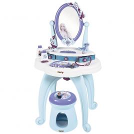 Masuta de machiaj pentru fetite frozen hairdresser 2 in 1 smoby