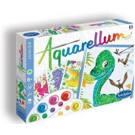 Set pictura aquarellum junior dinozauri