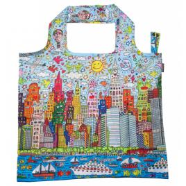 Sacosa din material reciclat, design james rizzi