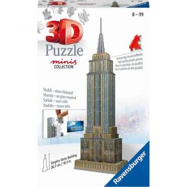 Puzzle 3d mini empire state building 54 piese ravensburger