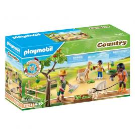 Playmobil country - la plimbare cu alpaca