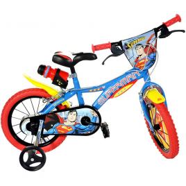 Bicicleta copii dino bikes 14 inch superman