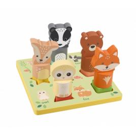 Puzzle 3d cu animale orange tree toys