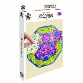 Puzzle lemn porc 121 piese