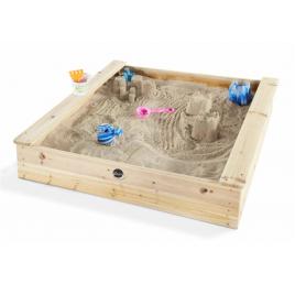Cutie de nisip patrata din lemn tratat 113x113 cm plum 25055
