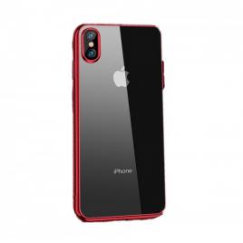 Husa protectie iphone xs max, ultra slim, din silicon rosu