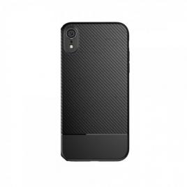 Husa telefon pentru iphone xr din silicon, flexibila negru