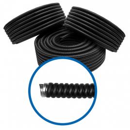 Copex metalic cu izolatie pvc, ignifug, 9mm, pentru instalatii electrice, rola 50m