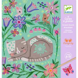 Joc creativ de razuit - animale din gradina
