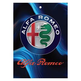 Odorizant auto Alfa Romeo 7 5x10 cm Lacramioara Creative Rey R
