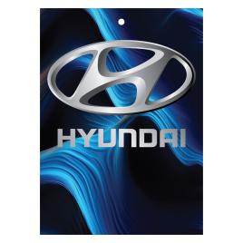 Odorizant auto Hyundai 7 5x10 cm Guma Turbo Creative Rey R