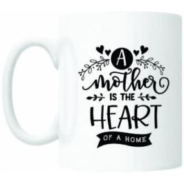Cana cu mesaj - A mother is the heart of a home 330 ml Creative Rey R