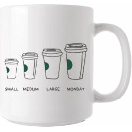Cana personalizata Ceramica cu mesaj motivational pahare pe marimi pentru cafea ceai sau cadou pentru ea si el Alba 330 ml