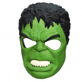 Masca pentru copii ideallstore®, incredible hulk, plastic, verde, prindere elastic, marime universala