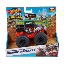 Hot wheels monster truck roarin wreckers bone shaker cu functii si sunete scara