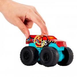 Hot wheels monster truck roarin wreckers demo derby cu functii si sunete scara