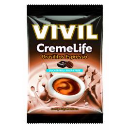 Bomboane cremoase vivil crème life classic brasilitos espresso fara zahar - 110