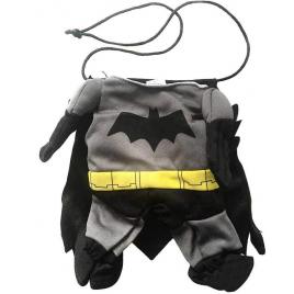 Costum Batman pentru catei si pisici Aexya Negru cu gri Marimea S