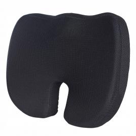 Perna ortopedica cu gel pentru sezut utila pentru sciatica si alungarea durerilor de spate Aexya Negru