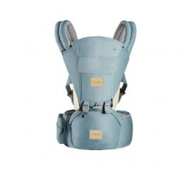 Marsupiu ergonomic cu scaunel si aerisire Aexya Turquoise