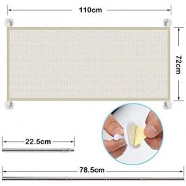Poarta de siguranta pentru bebelusi sau animale de companie Aexya Beige 110 x 75 cm