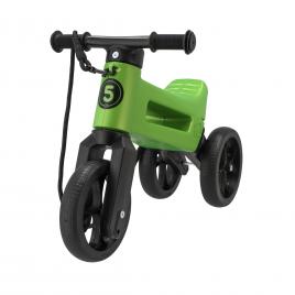 Bicicleta fara pedale funny wheels rider supersport 2 in 1 metallic green