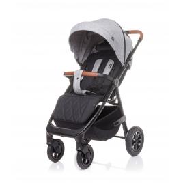 Carucior sport cu roti gonflabile (max. 22 kg) 4baby stinger air gri deschis