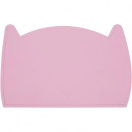 Covoras din silicon pentru diversificare, fara bpa, dimensiune 35 x 22 cm, freeon, kitty pink