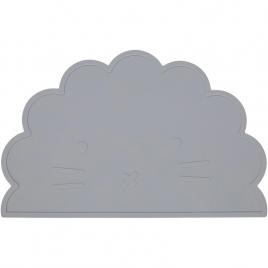 Covoras din silicon pentru diversificare, fara bpa, dimensiune 35 x 22 cm, freeon, lion grey