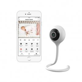 Lionelo - video monitor, babyline smart, cu cablu usb, conexiune wifi, comunicare bidirectionala, senzor de temperatura, alb
