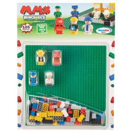 Set de blocuri de constructie micromax mmx block set 105 buc.