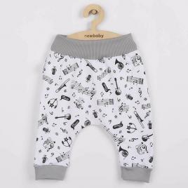 Pantalonasi confortabili, marime 62, din bumbac 100%, new baby, music