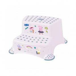 Scaunel inaltator wc in doua trepte, suprafata antiderapanta, igor, 40 x 37 x 21 cm, keeeper, peppa pig