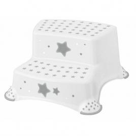 Scaunel inaltator wc in doua trepte, suprafata antiderapanta, igor, 40 x 37 x 21 cm, keeeper, stars cosmic white