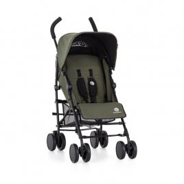 Petite&mars - carucior sport musca, cu spatar reglabil, capotina xxl, usor, 7.9 kg, 6 luni+, conform cu standardul european de securitate en 1888:2018, verde inchis