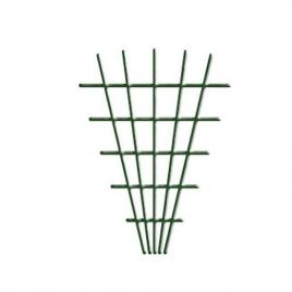 Suport plante cataratoare, metal plastifiat, verde, 4/4.7 mm, 75x5x145 cm