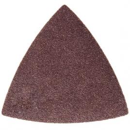 Abrazive/smirghel triunghiular cu scai, p100, set 5 buc, 90x90x90 mm, dedra