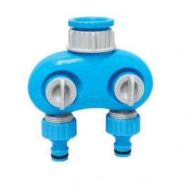 Adaptor robinet filet interior, 2 directii, abs, albastru, 1